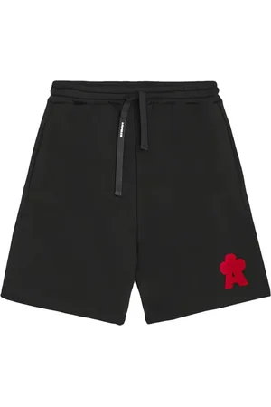 A PAPER KID Korte broeken, Heren, Zwart, XS, Multicolor Sweatshorts