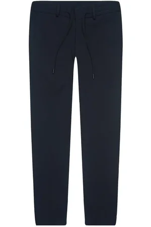 Karl Lagerfeld Broeken, Heren, Blauw, L, Polyester, Rechte broek