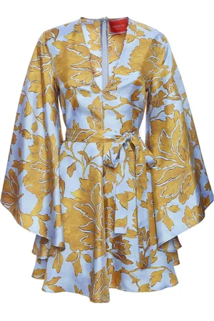 La DoubleJ Kleedjes, Dames, Veelkleurig, S, Mini Magnifico Jurk