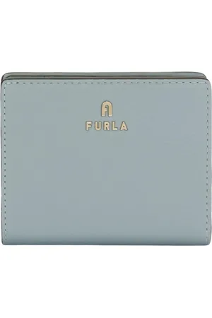Furla Accessoires, Dames, Blauw, ONE Size, Leer, Wallets & Cardholders