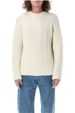 Kenzo Truien, Heren, Wit, L, Wol, Effen Regular Jumper