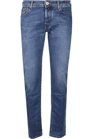 Jacob Cohen Jeans, Heren, Blauw, W35, Nick Slim Jeans