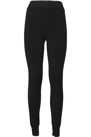 Serafini Broeken, Dames, Zwart, S, Glanzende Viscose Joggingbroek