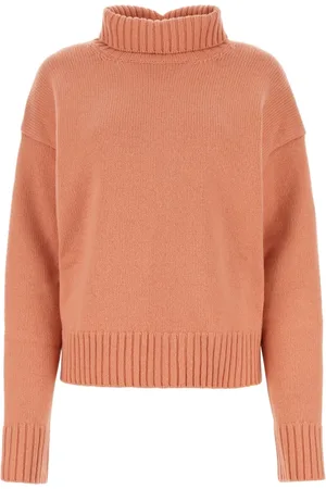Jil Sander Truien, Dames, Oranje, S, Cozy Turtleneck
