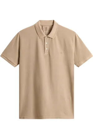 Woolrich Tops, Heren, , 2Xl, Katoen, Garment-Dyed Mackinack Polo van Stretch Katoen Piqué