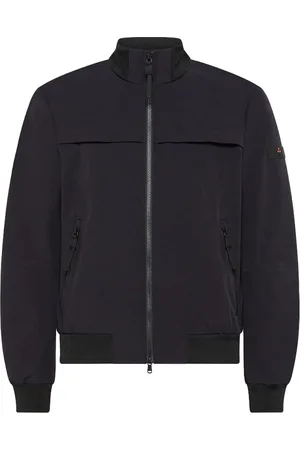 Peuterey Sweatshirts & Hoodies, Heren, Blauw, S, Nylon, Gladde Nylon Zip-through
