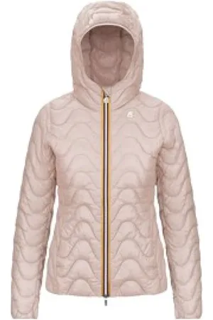 K-Way Jassen, Dames, Roze, S, Nylon, Eco Warm Rose Gewatteerd Jack