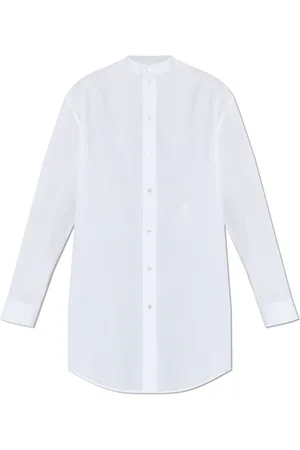 Jil Sander Blouses & Shirts, Dames, Wit, XS, Katoen, Lange Blouse