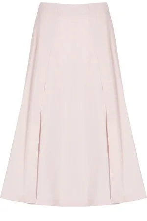 PESERICO SIGN Rokken, Dames, Roze, S, Katoen, Roze Katoenen Rok met Zakken