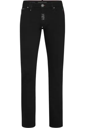 Philipp Plein Jeans, Heren, Zwart, W30, Denim, Original Denim Five-Pocket Broek