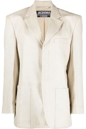Jacquemus Jassen, Dames, , S, Linnen, La Veste d`Homme Blazer