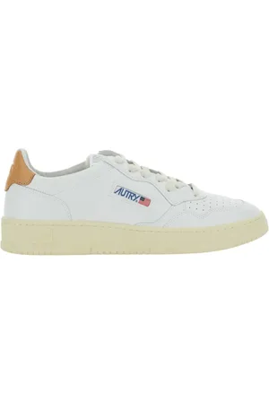 Autry Schoenen, Heren, Wit, 40 EU, Leer, Medalist Low Sneakers