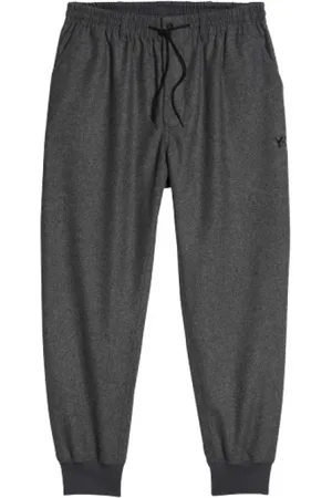 Y-3 Broeken, Heren, Grijs, S, Katoen, Stijlvolle joggingbroek