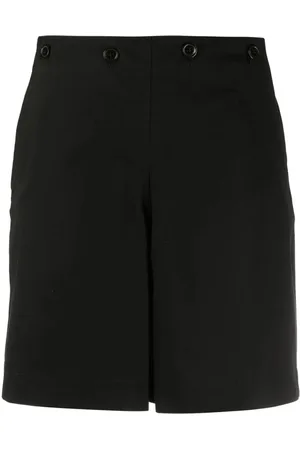 Kenzo Korte broeken, Dames, Zwart, XS, Katoen, Elastische Shorts