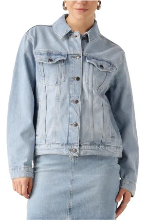 Object Jassen, Dames, Blauw, S, Denim, Denim jas voor dames