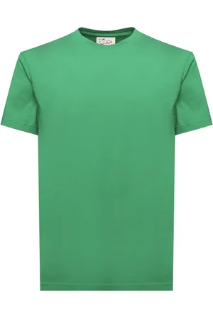 MC2 SAINT BARTH Tops, Heren, Groen, M, Groene Logo Geborduurde T-shirts en Polo