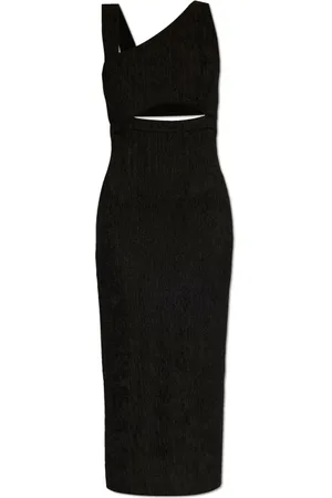 IRO Kleedjes, Dames, Zwart, M, Polyester, Kirra Midi Jurk