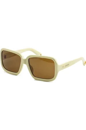Jacquemus Accessoires, Dames, Bruin, 60 MM, Zonnebrillen