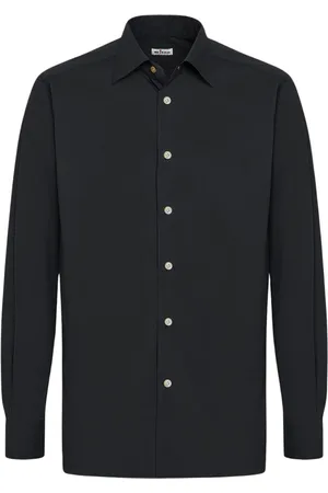 Kiton Overhemden, Heren, Zwart, 5Xl, Katoen, Katoenen Overhemd