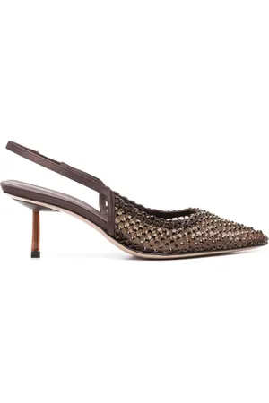 LE SILLA Schoenen, Dames, Bruin, 38 EU, Hakken Sandalen