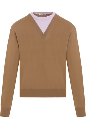 Jil Sander Truien, Heren, Bruin, M, Wol, Walnut Jumper