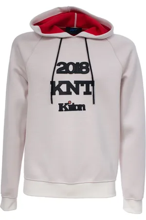 Kiton Sweatshirts & Hoodies, Heren, Wit, M, Katoen, Hooded Sweatshirt