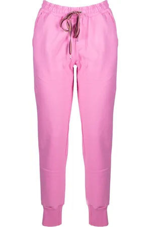 Paul Smith Broeken, Dames, Roze, L, Katoen, Zebra Logo Trainingsbroeken