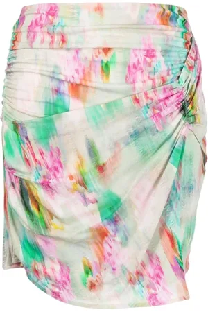 IRO Rokken, Dames, Groen, L, Zirana Twist Rok met Hoge Taille
