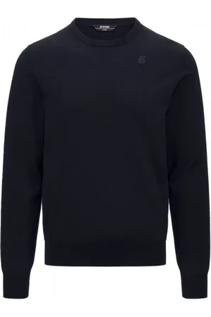 K-Way Truien, Heren, Blauw, S, Katoen, Katoenen Gebreide Trui Sebastian Style