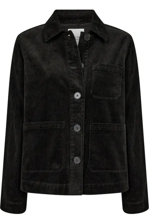 Part Two Jassen, Dames, Zwart, 2Xl, Zwarte Jas met Coole Zakken