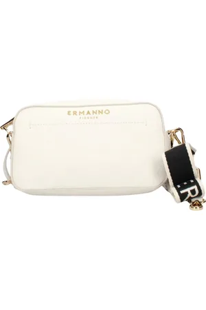 ERMANNO SCERVINO Tassen, Dames, Wit, ONE Size, Tiara Camera Tas Ivoor Crossbody