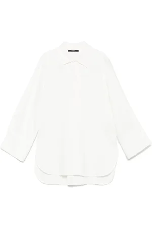 SEVENTY BY SERGIO TEGON Blouses & Shirts, Dames, Wit, M, Stijlvolle Overhemden Collectie
