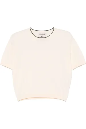 SEMICOUTURE Tops, Dames, , L, Katoen, Katoenen Trui voor Vrouwen