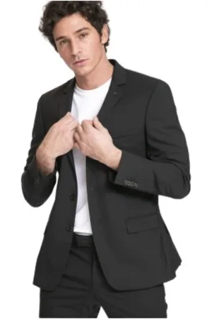 Karl Lagerfeld Jassen, Heren, Zwart, L, Suit Jacket
