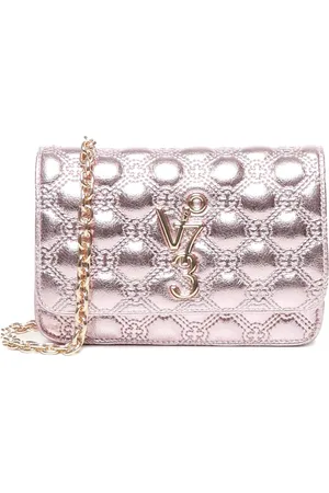 V°73 Tassen, Dames, Roze, ONE Size, Metallic Roze Flap Tas