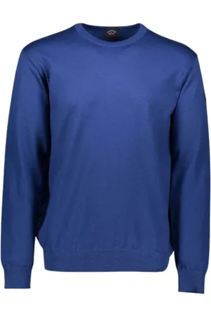 Paul & Shark Truien, Heren, Blauw, L, Wol, Heritage Wool Crewneck Sweater