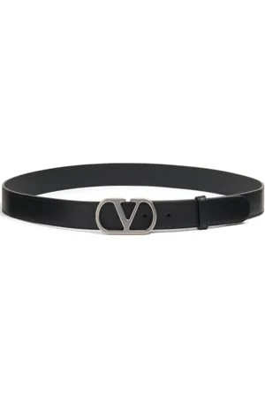VALENTINO GARAVANI Accessoires, Heren, Zwart, 105 CM, Leer, VLogo Signature leren riem
