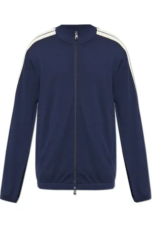 Moncler Sweatshirts & Hoodies, Heren, Blauw, L, Katoen, Sweatshirts & Hoodies