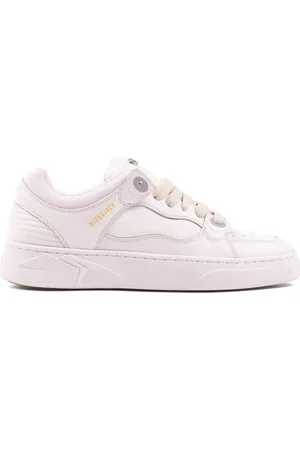 HIDE&JACK Schoenen, Heren, Wit, 40 EU, Witte Veterschoenen met Ronde Neus