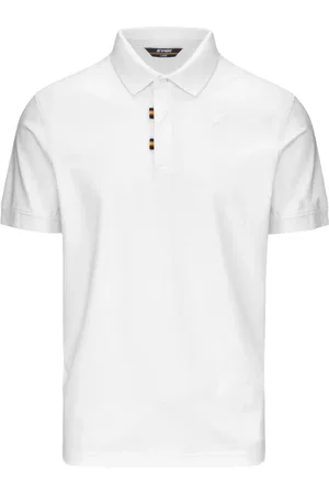 K-Way Tops, Heren, Wit, XL, Katoen, Alderic Stretch Jersey Polo