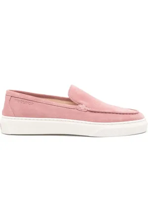 Woolrich Schoenen, Dames, Roze, 37 EU, Suède, Suède Leren Instap Sneakers