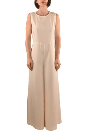 Kocca Jumpsuits & Playsuits, Dames, Wit, L, Lyocell Jumpsuit