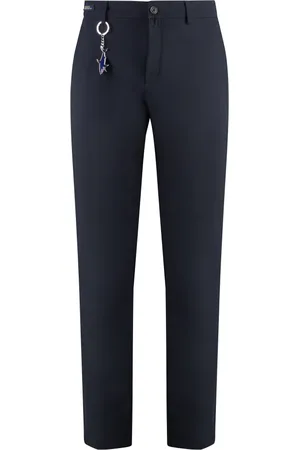 Paul & Shark Broeken, Heren, Blauw, S, Nylon, Technische nylon broek met zakken