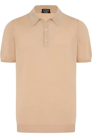 Kiton Tops, Heren, , M, Katoen, Zacht Egyptisch Katoenen Poloshirt