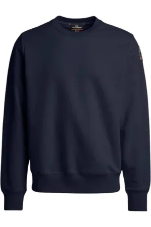 Parajumpers Sweatshirts & Hoodies, Heren, Blauw, M, Katoen, Ronde Hals Katoenen Trui