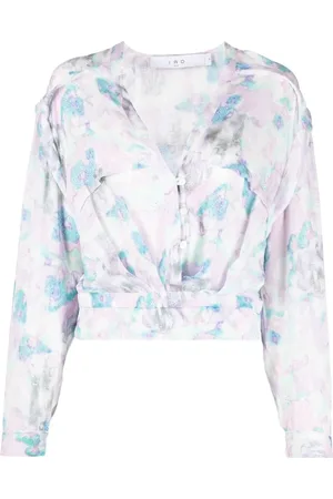 IRO Blouses & Shirts, Dames, Veelkleurig, S, Katoen, Casual Multicolour Blouse