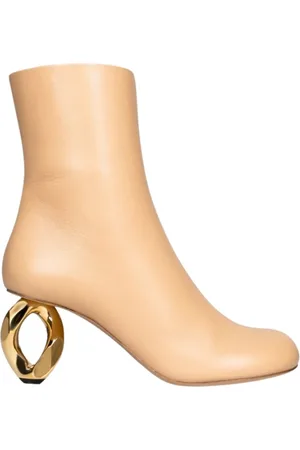 J.W.Anderson Schoenen, Dames, Bruin, 39 EU, Leer, Chain Heel Boots