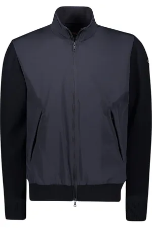 Paul & Shark Jassen, Heren, Blauw, M, Wol, Cardigan Bomberjack