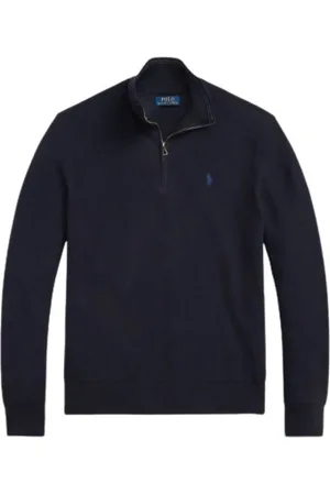 Ralph Lauren Sweatshirts & Hoodies, Heren, Blauw, M, Katoen, Long Sleeve Pullover Sweater