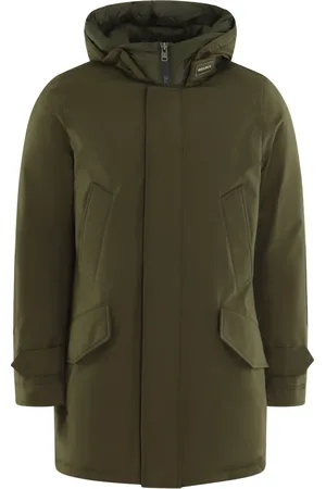 Woolrich Mantels, Heren, Groen, S, High Collar Parka